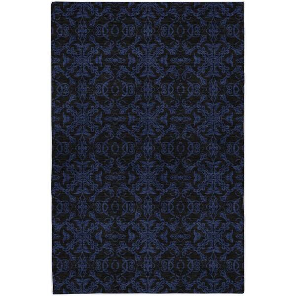 Dream Shag Premium Machine Washable Abstract ADS785 Blue 10 ft. x 14 ft. Area Rug