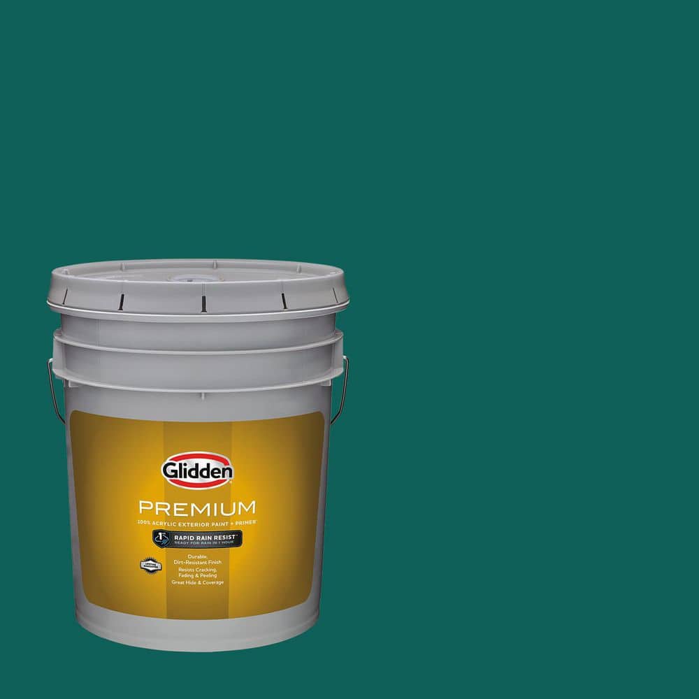 Reviews for Glidden Premium 5 gal. PPG1142-7 Empress Teal Satin