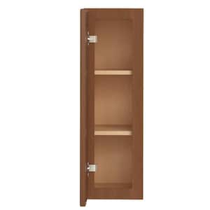 9 in. W x 12 in. D x 30 in. H in Cameo Scotch Plywood Ready to Assemble Wall Cabinet 1-Door 2-Shelves Kitchen Cabinet