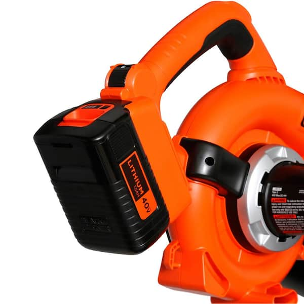 BLACK+DECKER POWERBOOST 20-volt Max 100-CFM 130-MPH Battery Handheld Leaf  Blower 2 Ah (Battery and Charger Included) in the Leaf Blowers department  at