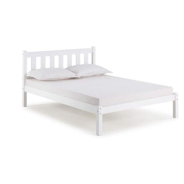 Alaterre Furniture Poppy White Full Bed AJPP20WH - The Home Depot