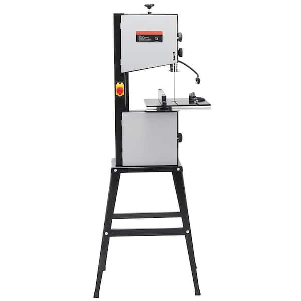 Benchtop Band Saw, 10 in. Dual-Speed (560 and 1100 RPM), 370-Watt 1/2HP Motor, Includes Metal Stand, Work Light, Fence