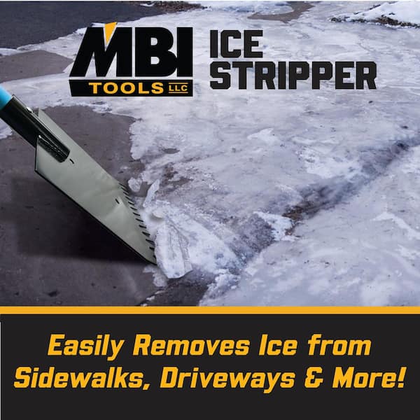 CASL Brands Steel Shock-Absorbing Ice Chopper and Scraper with Extra-Thick Blade