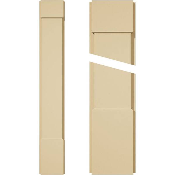 2 in. D x 7 in. W x 48 in. L Primed Polyurethane Pilaster 1- Pack
