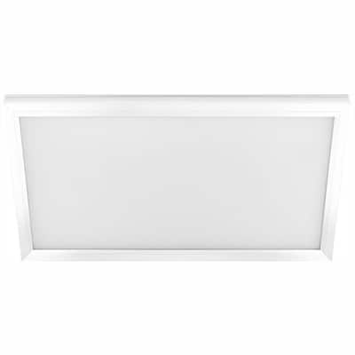 1 ft. X 2 ft. 25w Dimmable White Integrated LED Edge-Lit Flat Panel Flush Mount Light With Color Changing Cct Fp1x2/4wy/Wh/HD
