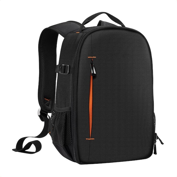 Lukyamzn Camera Backpack Multi-Functional Photography Bag for Men Women 10L with 180° Opening and Storage Pockets