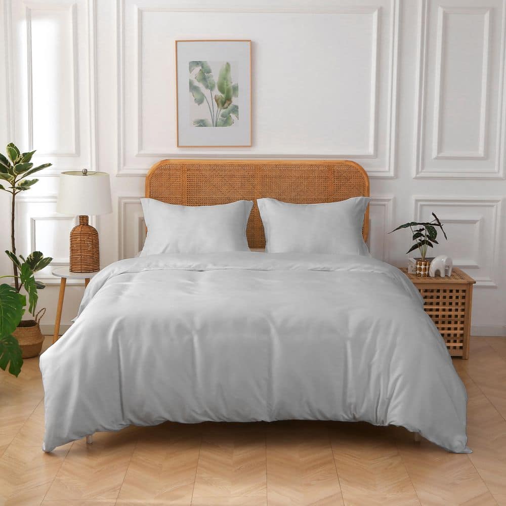 Better Style Home 3-Piece Gray Microfiber Honeycomb King Duvet Cover Set price history on PriceWatchPro