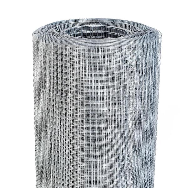 48 in. x 100 ft. 23-Gauge Reinforced Hot-Dip Galvanized Wire Mesh for Garden Plant and Livestock Cage Precision Welding