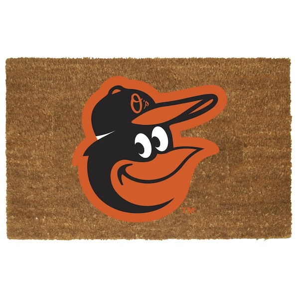 The Memory Company Baltimore Orioles 19.5 in. x 29.5 in. Coir Fiber Colored Logo Door Mat