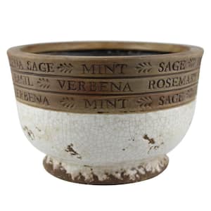 8 in. Chalice Bowl Ceramic Planter