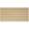 GarageEscape 2 ft. x 4 ft. Maple Slatwall Easy Panel (2-Piece per Box ...