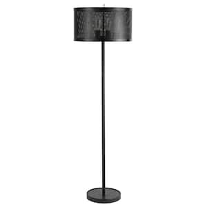 Vela 61.5 in. Black Floor Lamp