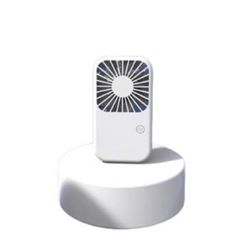 Portable Handheld 800 mAh USB Rechargeable 3 in. 3 Fan Speeds Desk Fan White with Long-lasting Battery and Phone Holder price history on PriceWatchPro