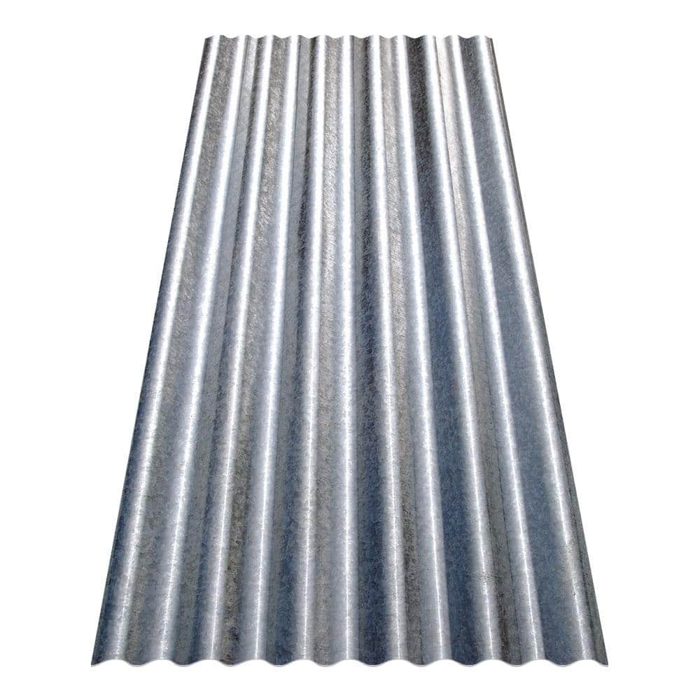 Gibraltar Building Products 6 ft. Corrugated Galvanized Steel Utility