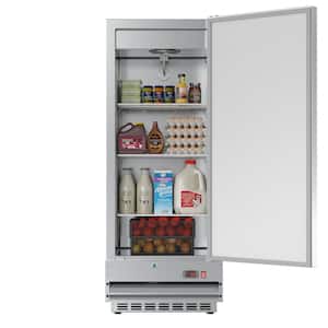 12 cu. ft Commercial Stainless Steel 1 Door Reach-In Refrigerator