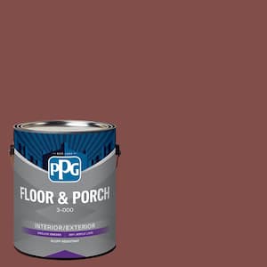 1 gal. PPG13-02 Fallingwater Red Satin Interior/Exterior Floor and Porch Paint
