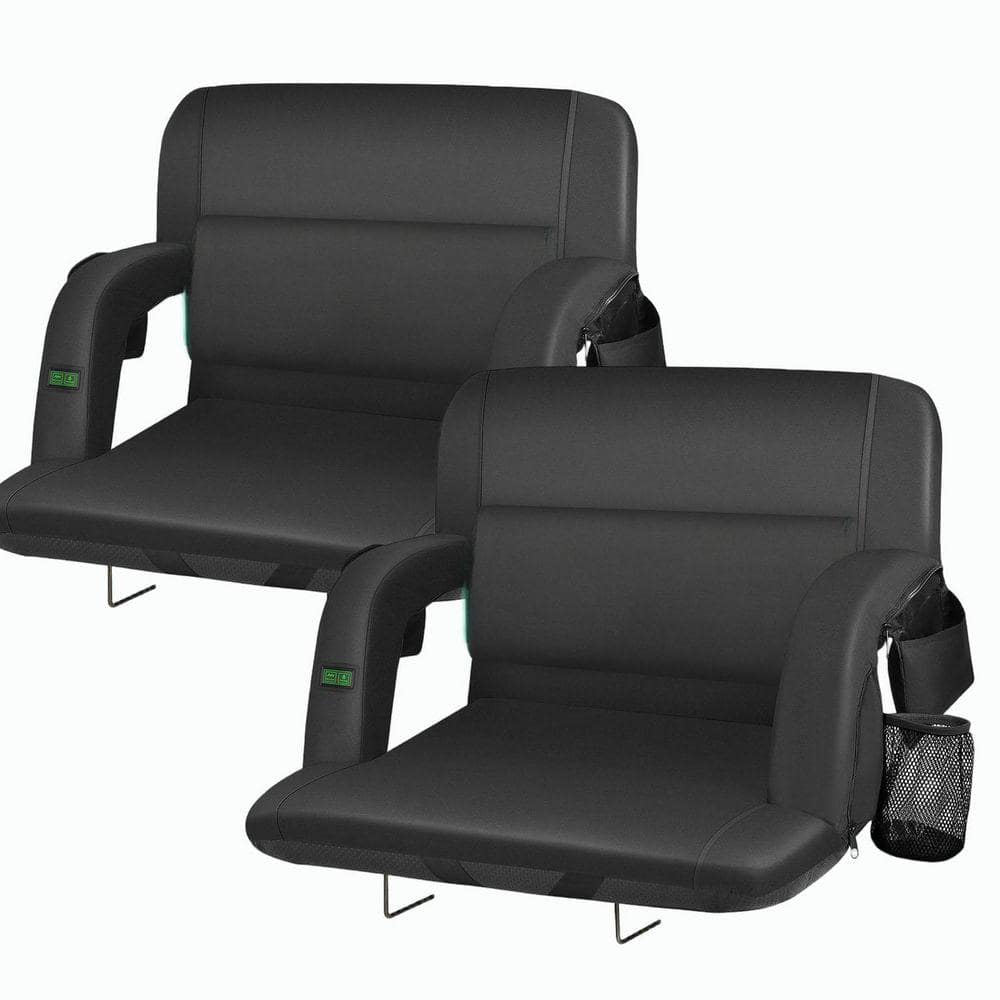 SEEUTEK Oversized Heated Stadium Seat w/ 3-Level Heating 6-Level