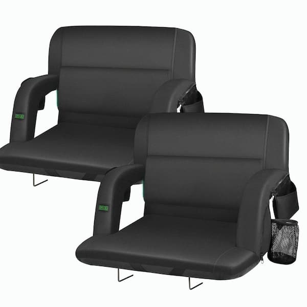 SEEUTEK Oversized Heated Stadium Seat w/ 3-Level Heating 6-Level