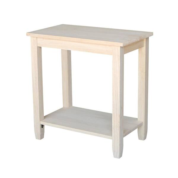 International Concepts Solano Unfinished Accent Table Ot 6a The Home Depot International Concepts Solano, Unfinished Wooden Side Table