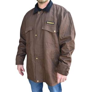 Men's 2X-Large 20-Volt MAX XR Lithium-Ion Tobacco Barn Coat Kit with 2.0 Ah Battery and Charger