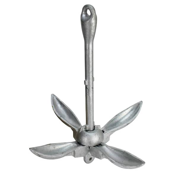 BoatTector Galvanized Folding/Grapnel Anchor - 13 lbs.