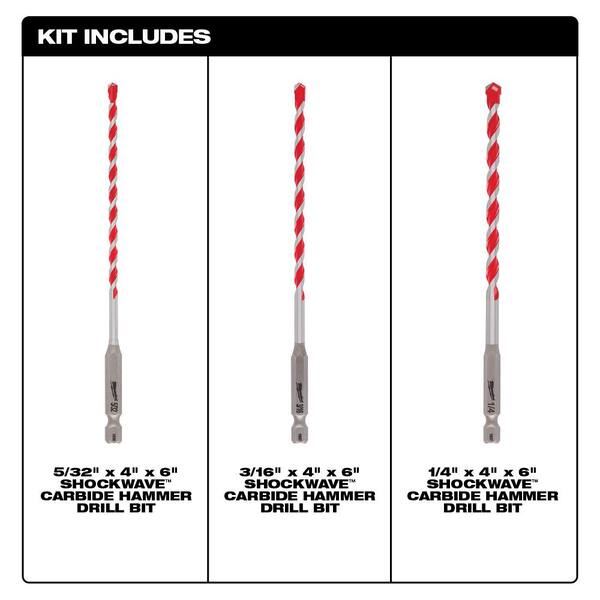 Milwaukee SHOCKWAVE Carbide Hammer 