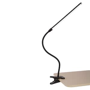 23 in. Black Clip-On LED Easel Lamp