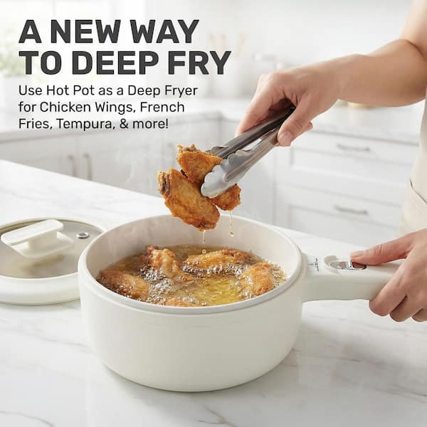 Reviews for CERAMAX 1.6 qt. Cream Portable Ceramic Nonstick