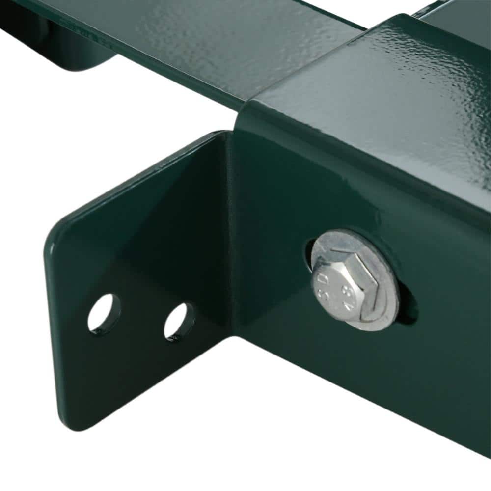 Green and Black Nylon Web Swing with Adjustable Glider Brackets