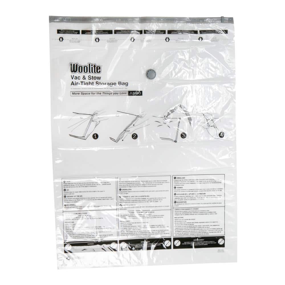 Woolite 3PC LARGE VACUUM STORAGE BAGS 21.5 X 33.5 W-85561 - The Home Depot