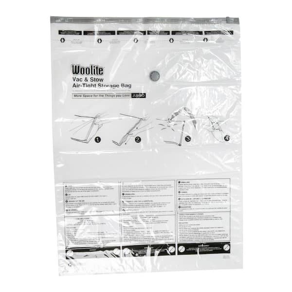 Woolite 35 in. x 48 in. Jumbo Vacuum Storage Bag W-85560 - The