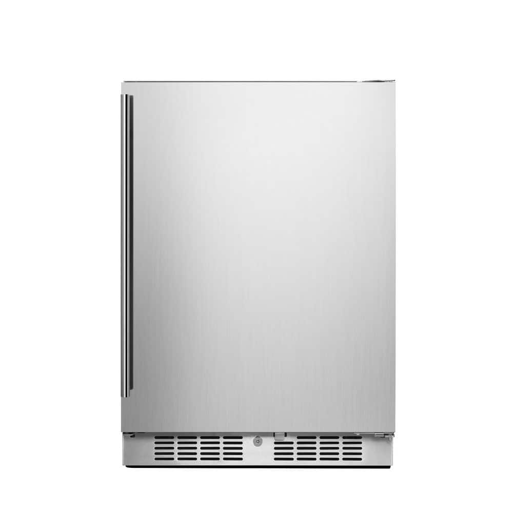 24 in. 5.6 cu. ft. Built-In Outdoor Refrigerator in Stainless Steel