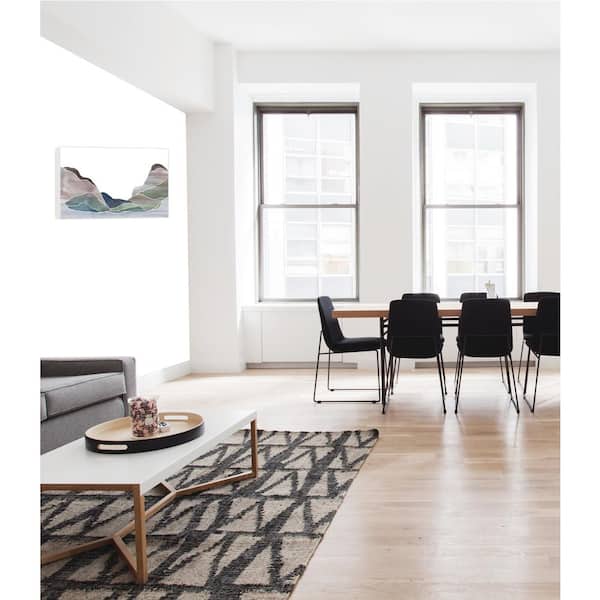 PTM Images 12 in. x 10 in. ''Mountain Lines'' Printed Canvas Wall Art