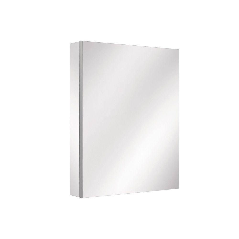 24 in. W x 30 in. H Rectangular Aluminum Silver Right Hinge Adjustable Shelve Medicine Cabinet with Mirror price history on PriceWatchPro