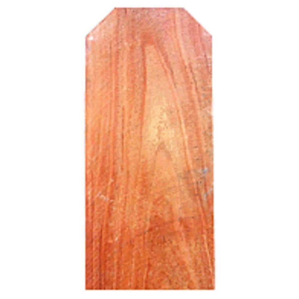 Redwood Empire 58 In X 5 58 In X 6 Ft Redwood Con Heart Fence Picket 20877 06 The Home Depot 9558