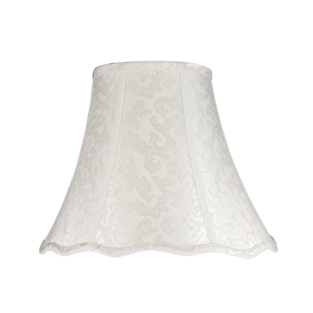 Aspen Creative Corporation 14 in. x 11.5 in. Off White Bell Lamp Shade