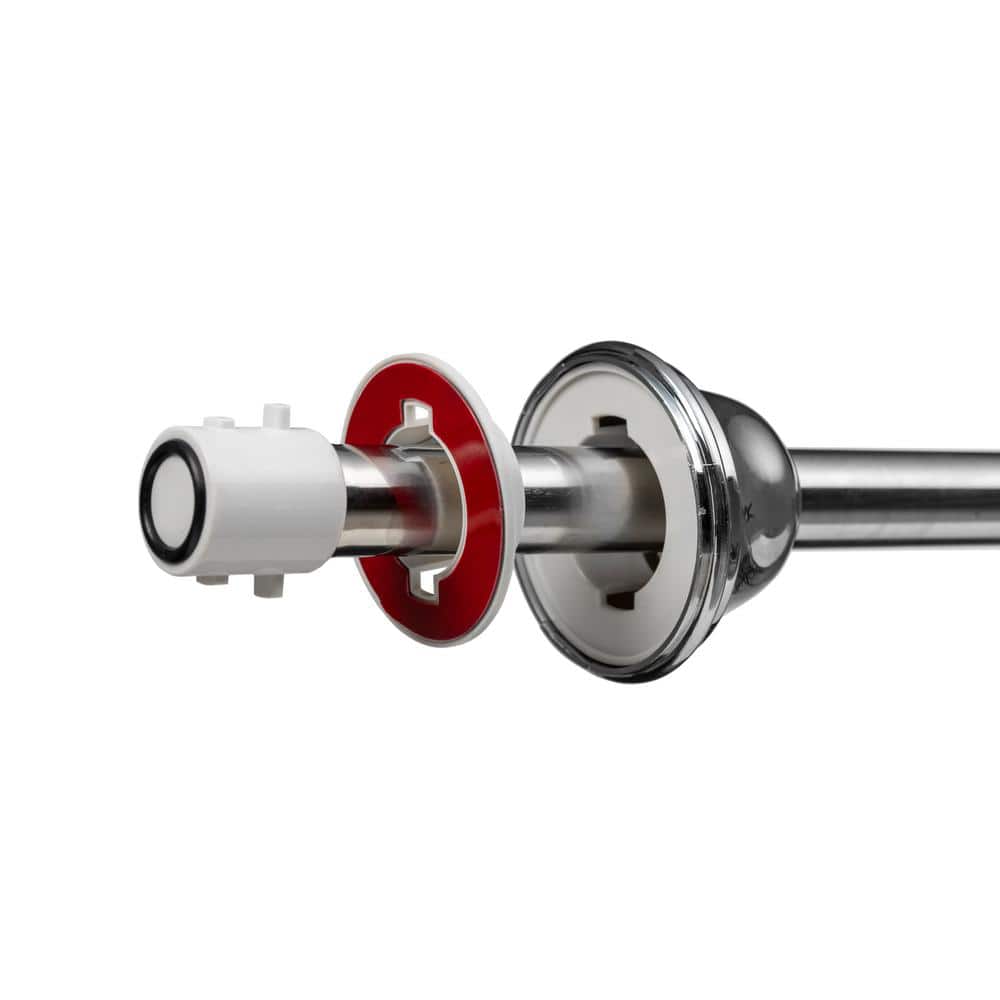 Adjustable Polished Chrome Stainless Steel Tension Shower Rod 48-86in