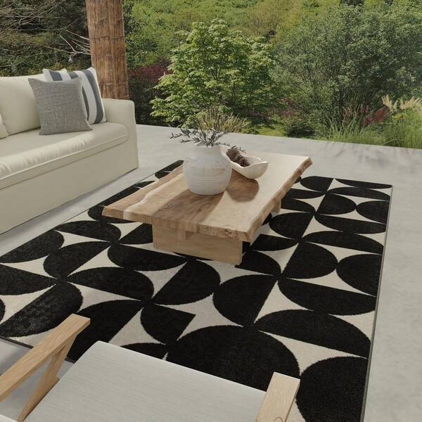 Paw Print Pattern Non Slip Area Rug for Kids Room, Entryway, Bedroom 3'x5