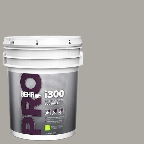 BEHR PRO 5 gal. #PPU24-10 Downtown Gray Eggshell Interior Paint