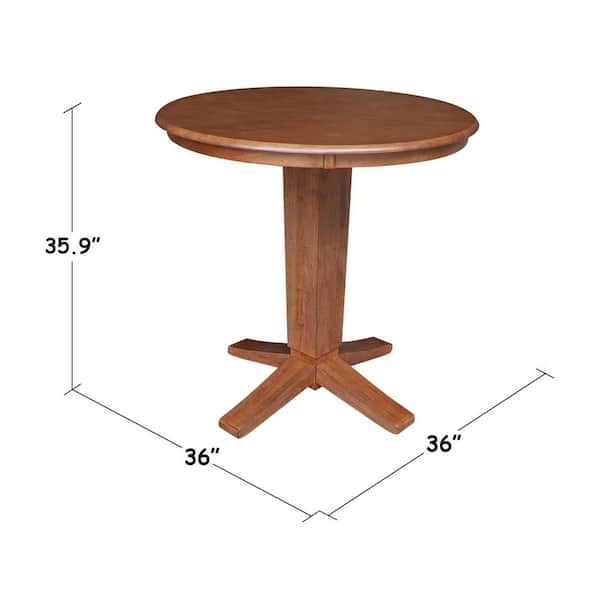 48 inch round pedestal deals dining table