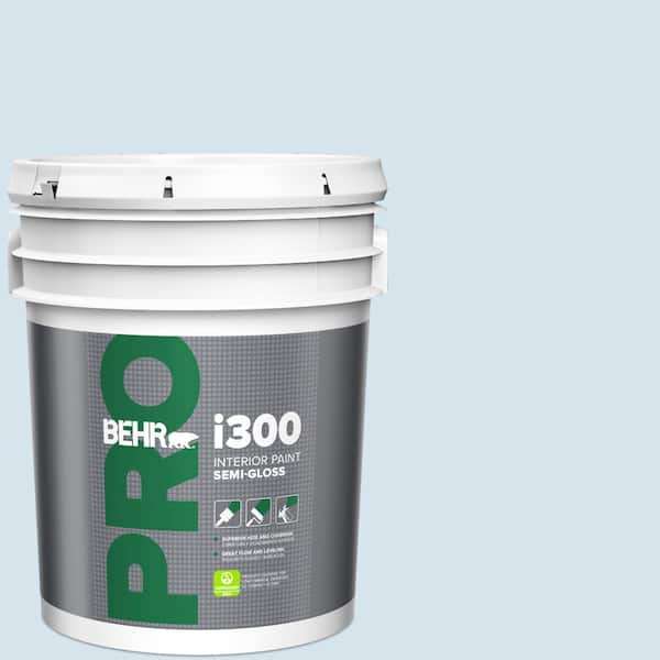 BEHR PRO 5 gal. #560C-1 Rain Water Semi-Gloss Interior Paint