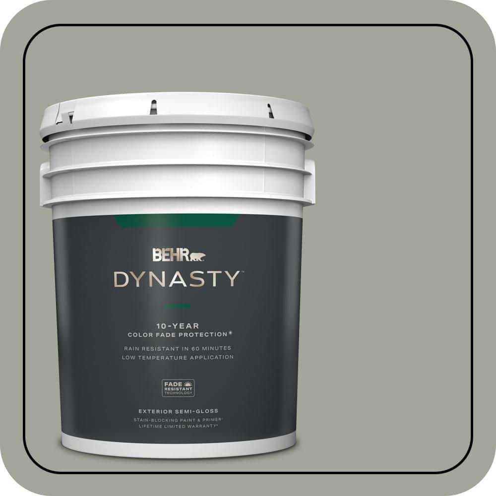 5 gal. #N380-4 Strong Winds Semi-Gloss Enamel Exterior Stain-Blocking Paint & Primer price history on PriceWatchPro