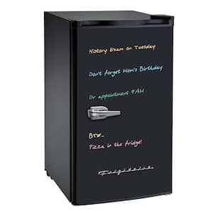 3.2 cu. ft. Mini Refrigerator with Eraser Board in Black