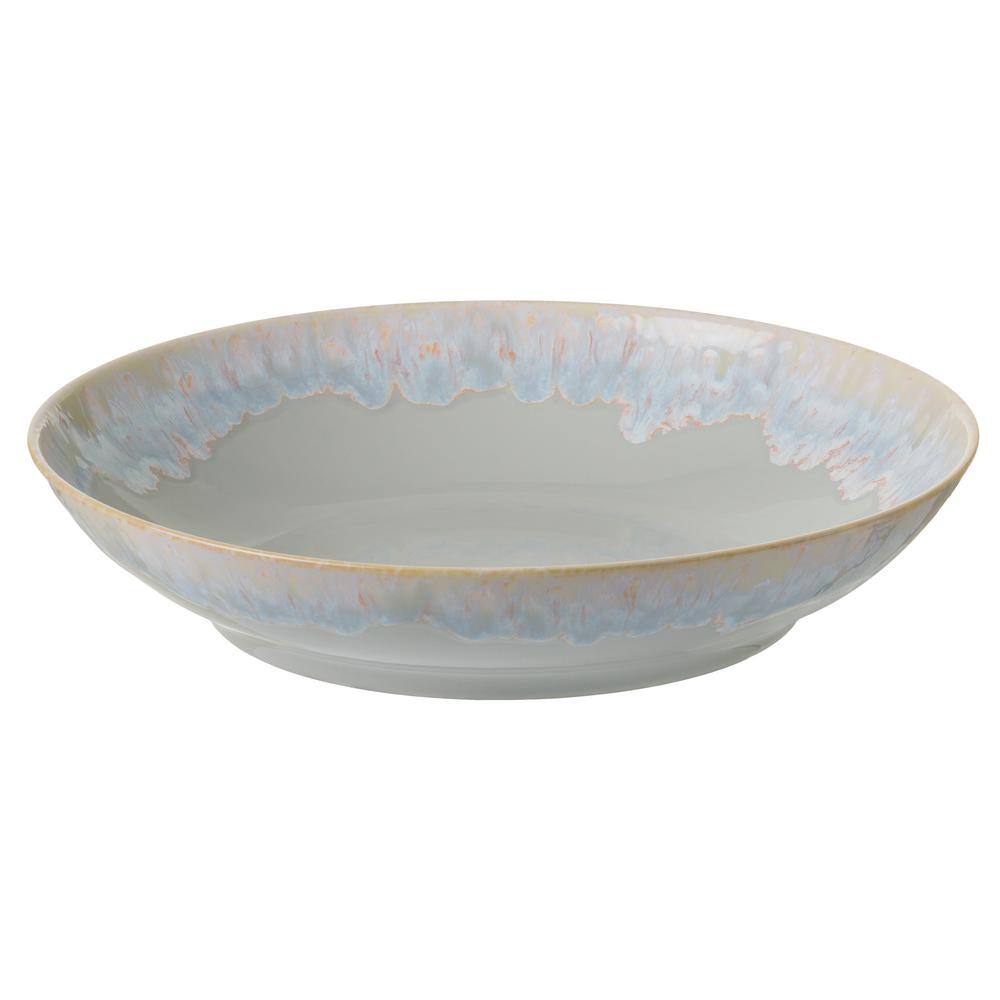 CASAFINA Taormina 13.25 in. 98 fl. oz. Gray Ceramic Stoneware Serving ...