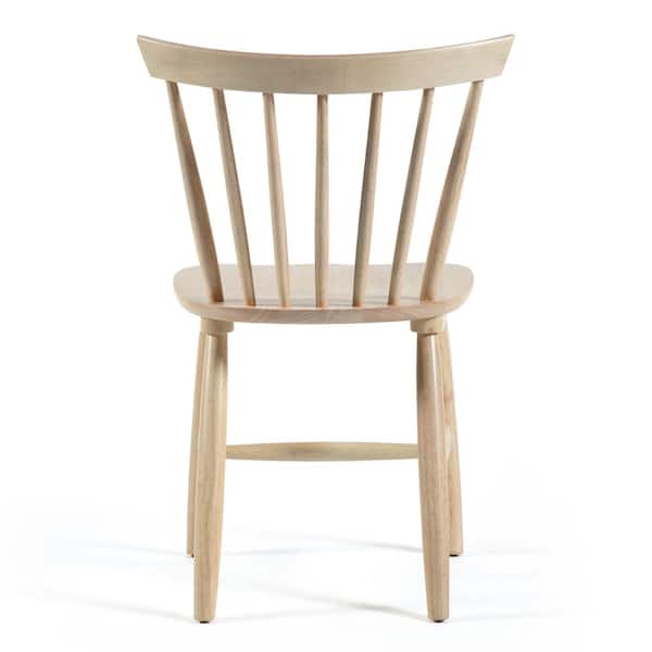 Furniture of America Donton White Oak Wood Windsor Chair (Set of 2