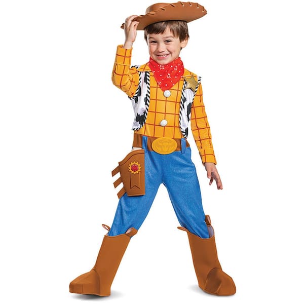 Boy's Deluxe Toy Story 4 Woody Costume - Toddler 3T-4T