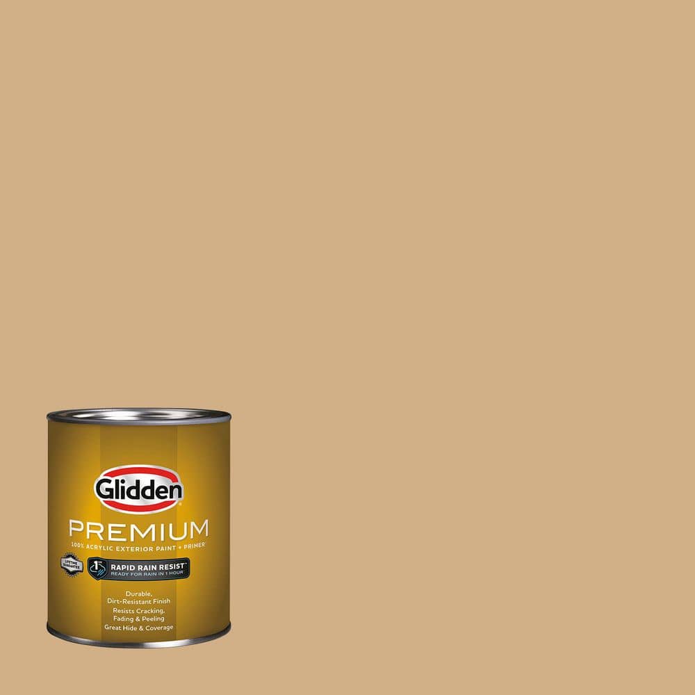 Glidden Premium 1-qt. PPG1087-5 Cracker Bitz Semi-Gloss Exterior