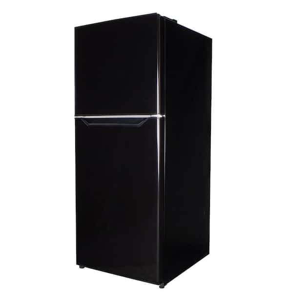 10.1 cu. ft. Top Freezer Refrigerator in Black, Counter Depth