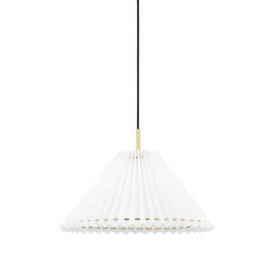 Demi Integrated LED Aged Brass Pendant