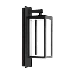 EuroGuard Dark Grey Outdoor LED Wall Sconce - Waterproof Elegance for Porch and Entryway